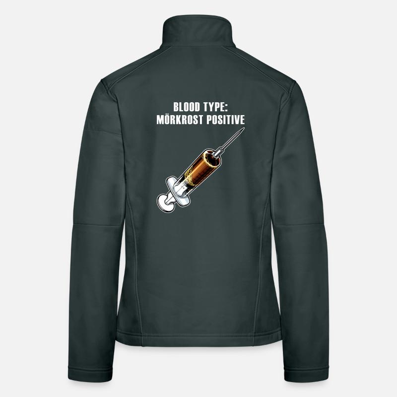 Mörkrost Blood Type Women's Softshell Jacket