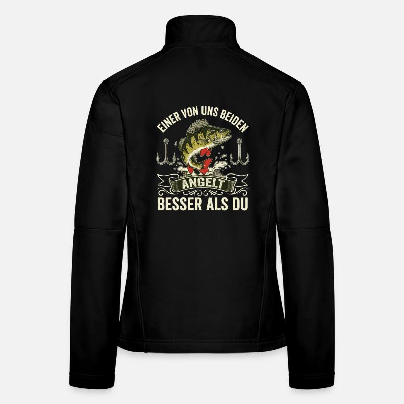 "Better Than You" – Funny Perch Angler Shirt Women's Softshell Jacket