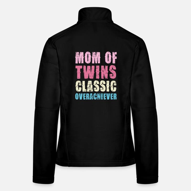 Maman de jumeaux – Classique de la grande aventure Veste en tissu softshell Femme