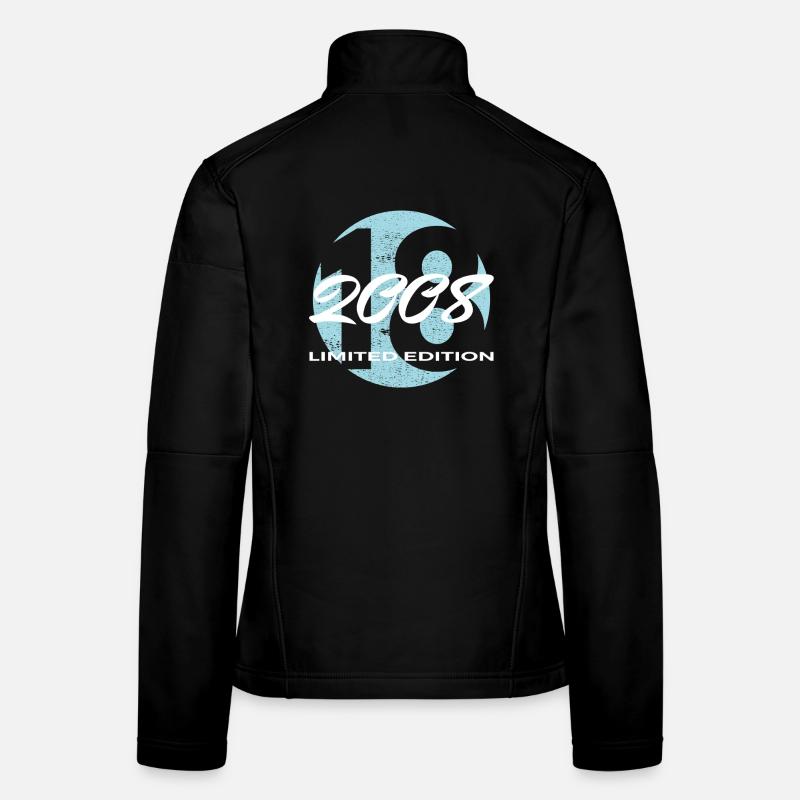 18. Geburtstag 2008 Jungen und Mädchen Geschenk Frauen Softshelljacke