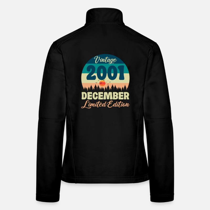 Anniversaire Décembre 2001 Cadeau D'anniversaire  Veste en tissu softshell Femme