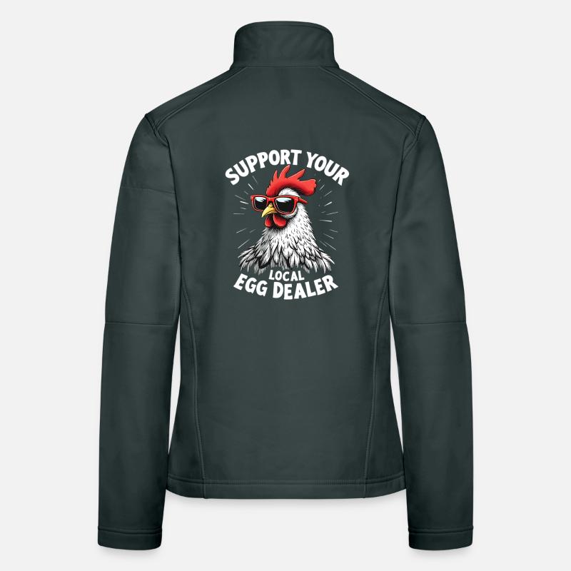 Support your local egg vendor Women's Softshell Jacket