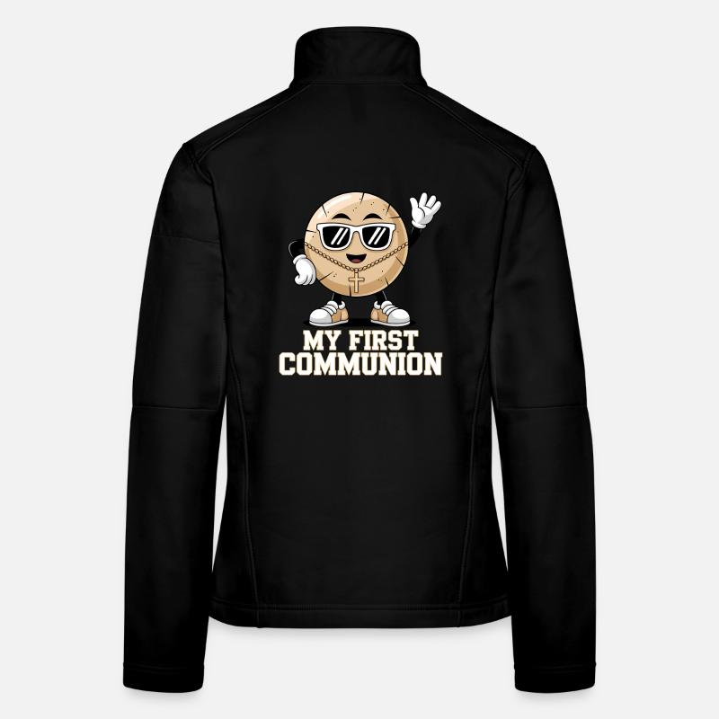 Biscuit de première communion avec style Veste en tissu softshell Femme