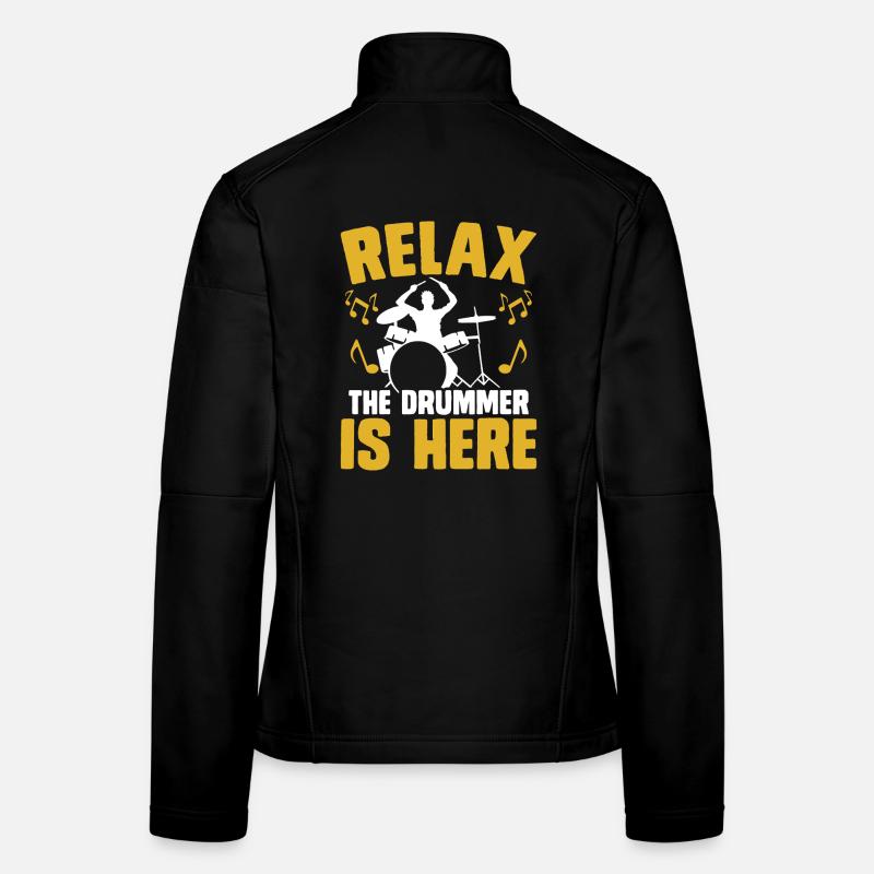 Drummer Drums Women's Softshell Jacket