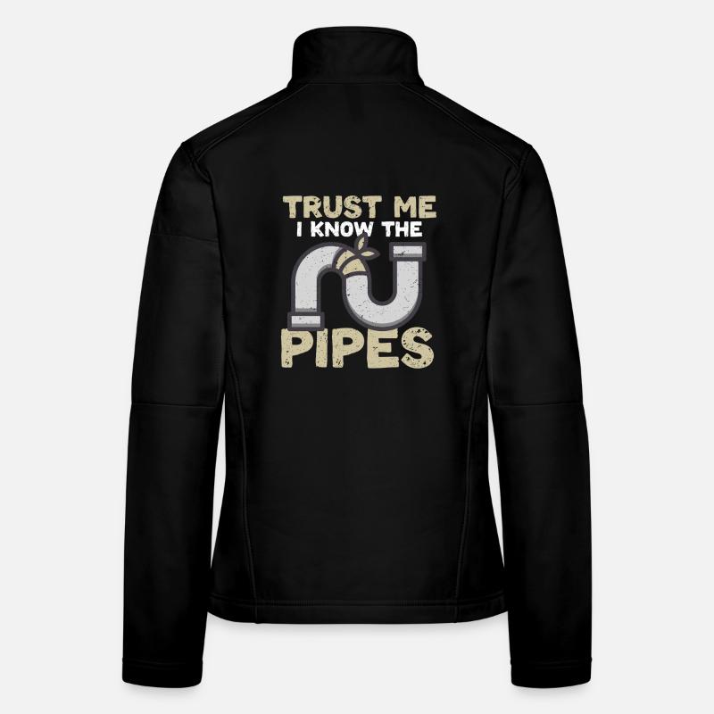 Rohrleger Rohrleitungsbauer Frauen Softshelljacke