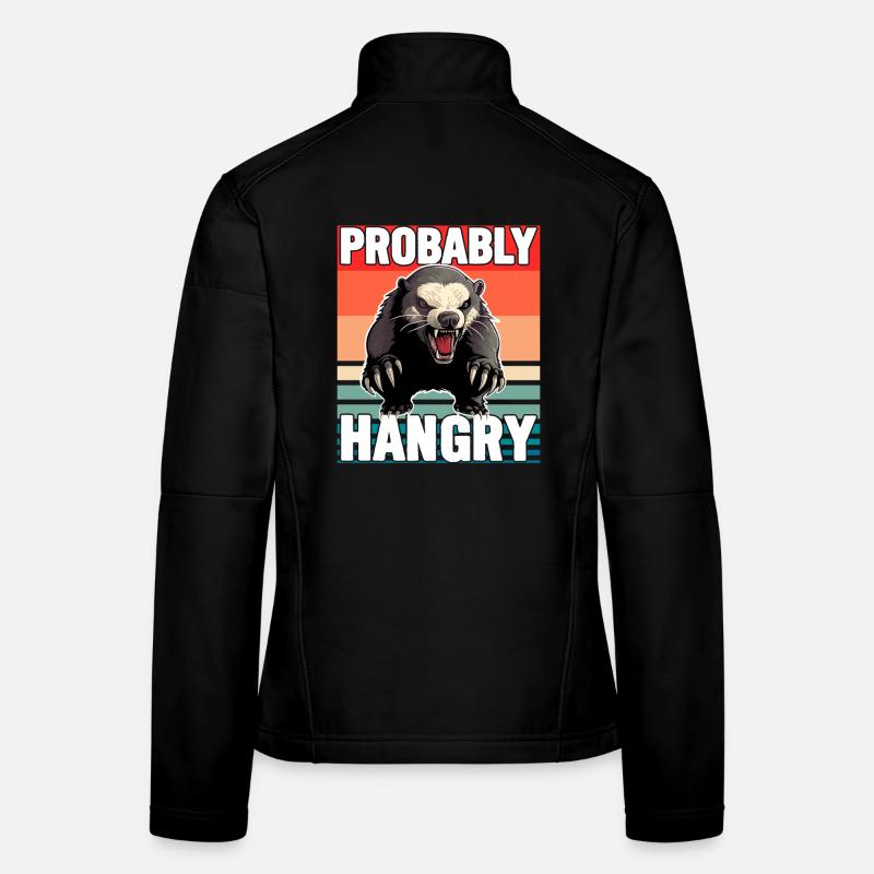 Honigdachs wahrscheinlich hungrig Frauen Softshelljacke