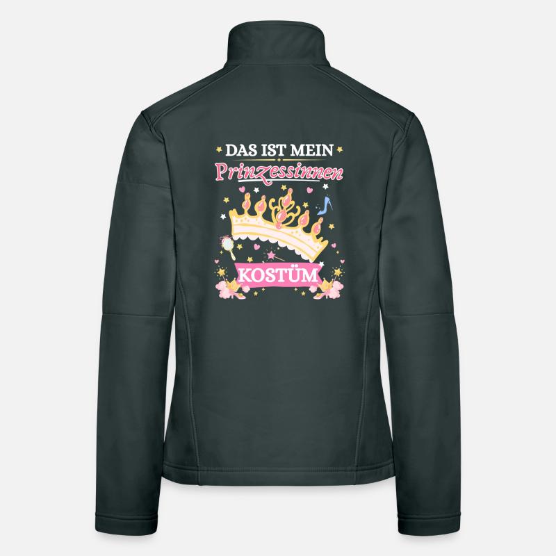 Carnaval du Carnaval du costume de princesse Carnaval Veste en tissu softshell Femme