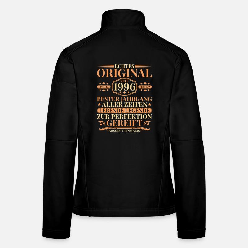Millésime d’anniversaire 1996 Née Millésime Veste en tissu softshell Femme