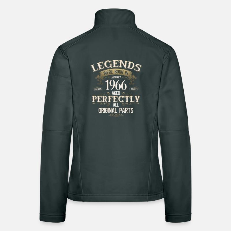 Légende du 60e anniversaire janvier 1966 Veste en tissu softshell Femme
