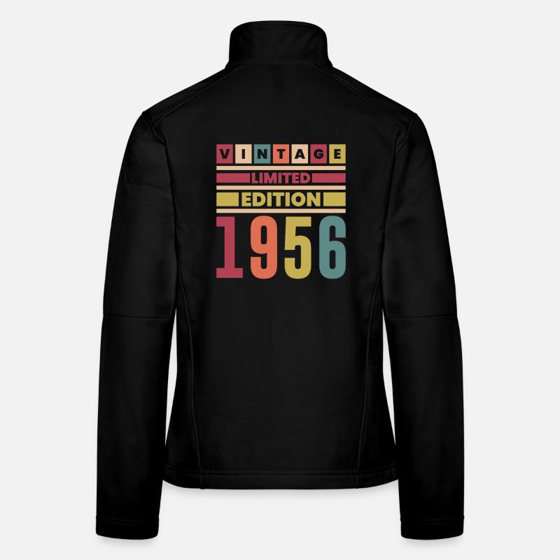 Jubiläum 1956 Vintage Limited Edition Retro Frauen Softshelljacke