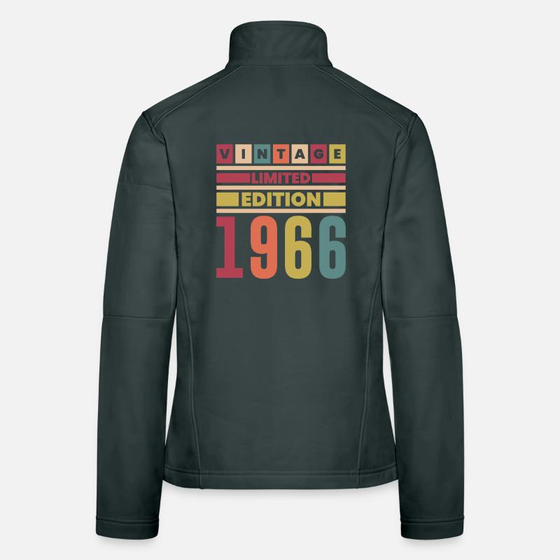 Anniversary 1966 Vintage Limited Edition Retro Women's Softshell Jacket