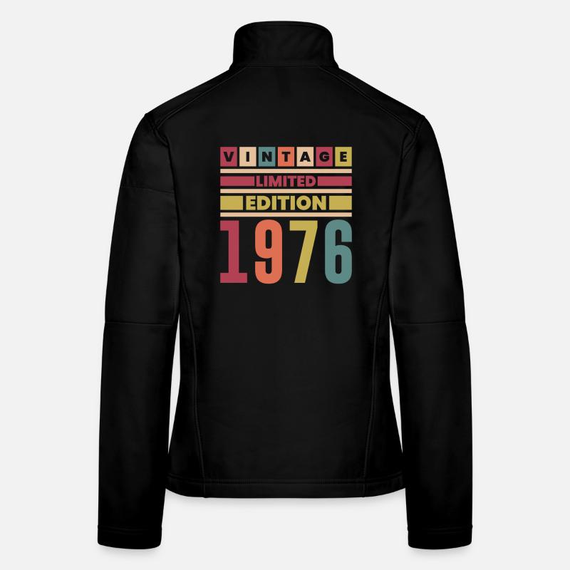 Jubiläum 1976 Vintage Limited Edition Retro Frauen Softshelljacke