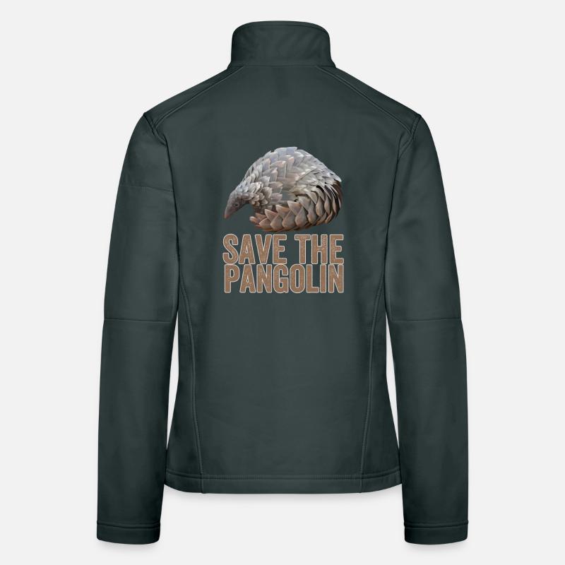Save The Pangolin Women's Softshell Jacket