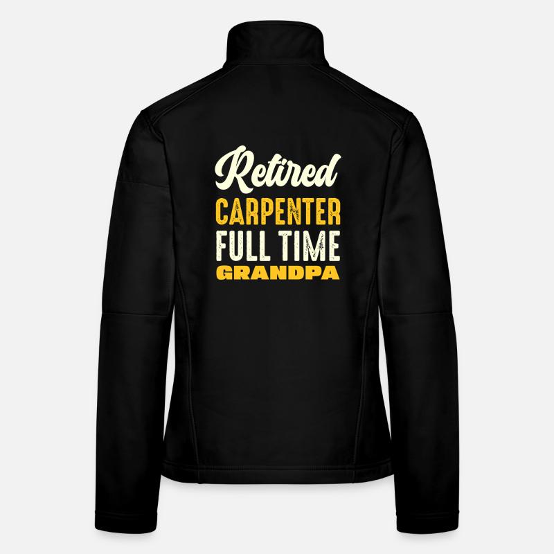 Retired Carpenter Großvater Shirt Frauen Softshelljacke