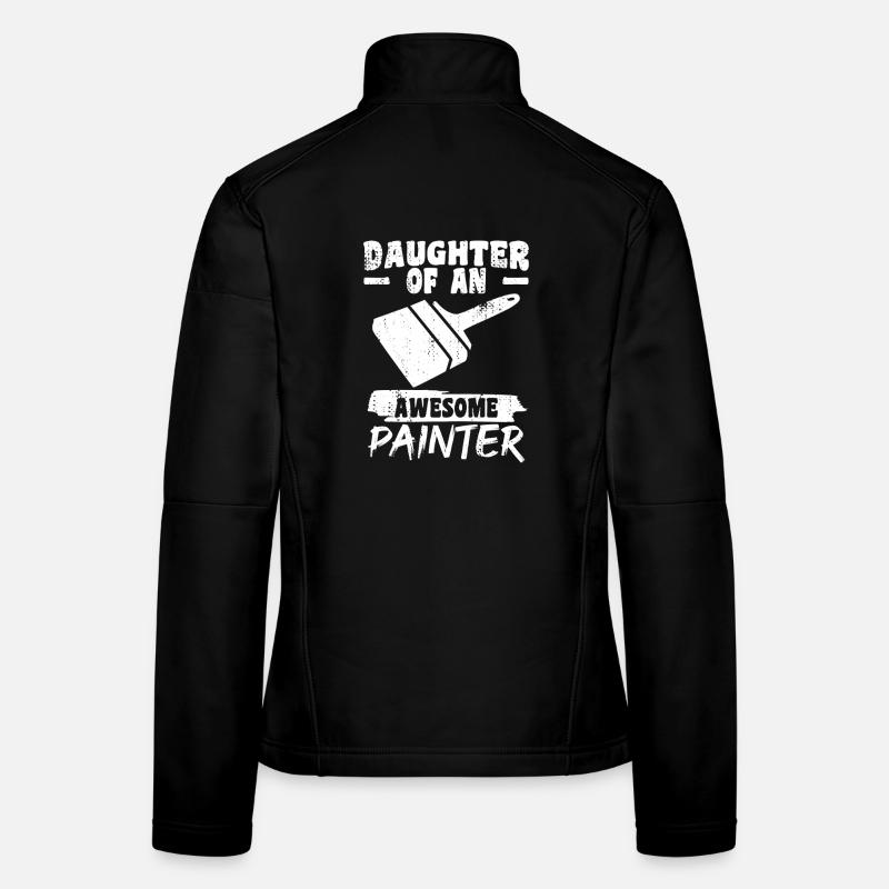 Tochter eines tollen Malers Frauen Softshelljacke