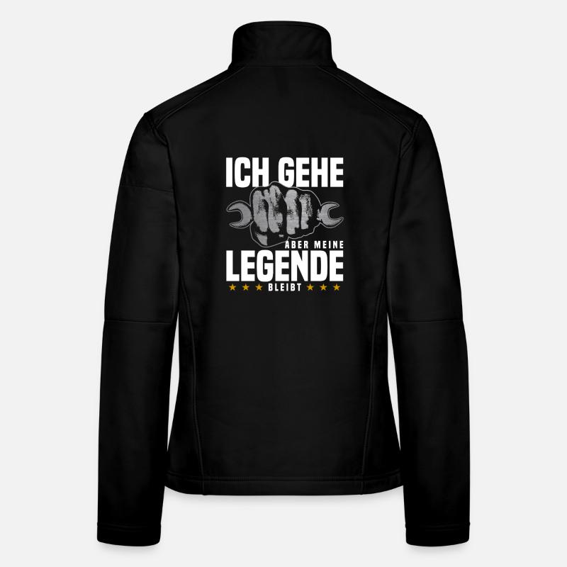 Je prends ma retraite Veste en tissu softshell Femme