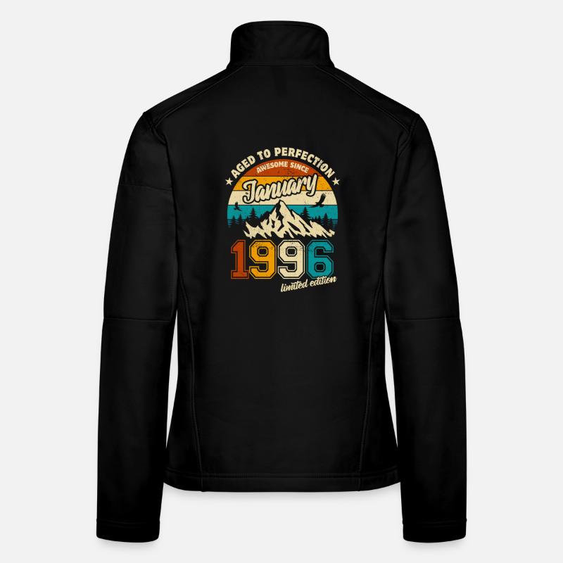 Limited Edition January 1996 Geburtstag Geschenk Frauen Softshelljacke