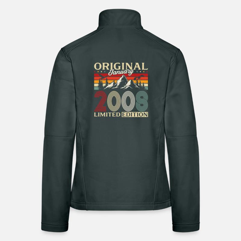 18th Birthday Original January 2008 Women's Softshell Jacket