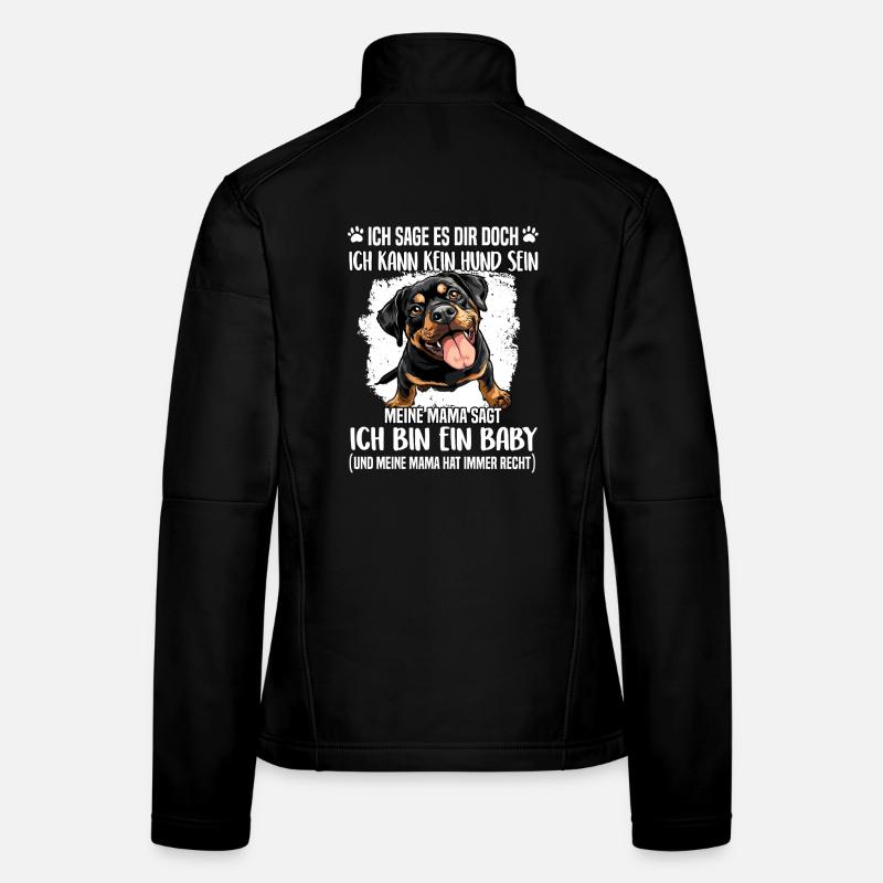 Rottweiler T Gassi Hundehalter Rottweiler Mama Frauen Softshelljacke