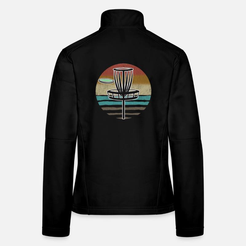 Disc Golf Sunset  Women's Softshell Jacket