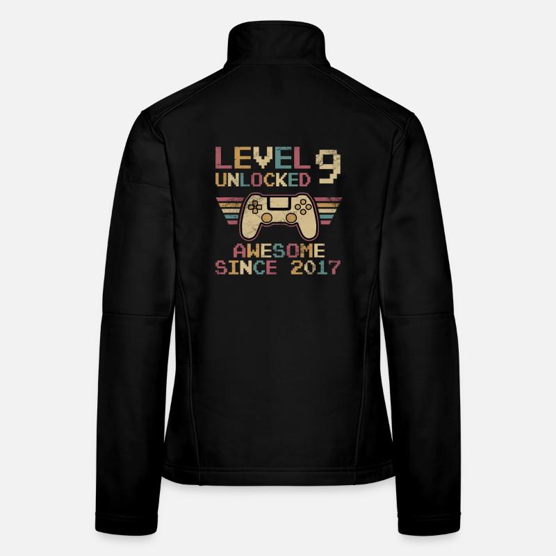 NIVEAU 9 DÉBLOQUÉ JOUEUR DU 9E ANNIVERSAIRE Veste en tissu softshell Femme