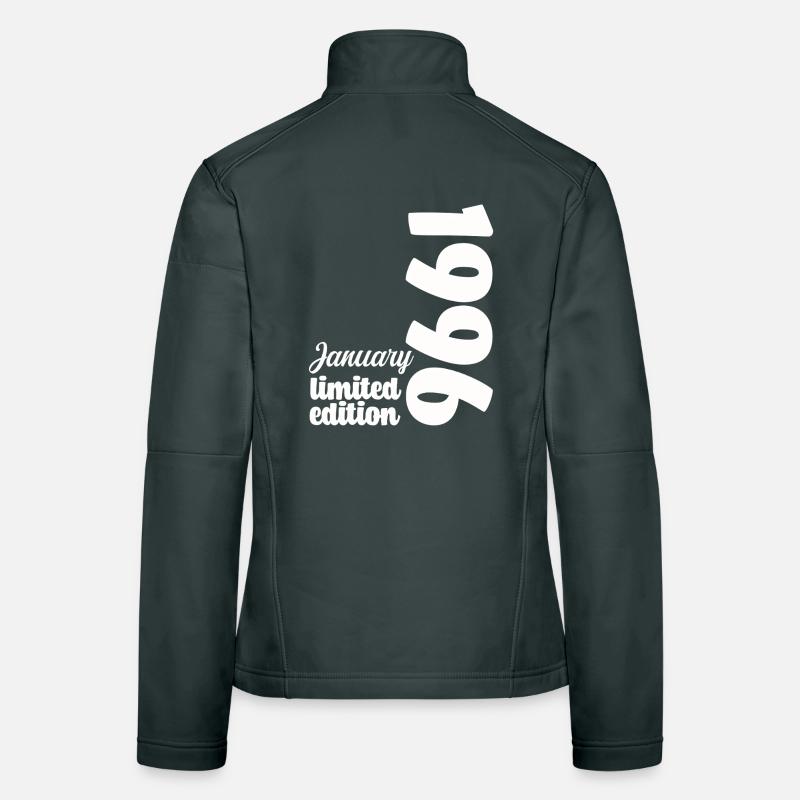 Januar 1996 Geburtstagsgeschenk Vintage Retro Frauen Softshelljacke