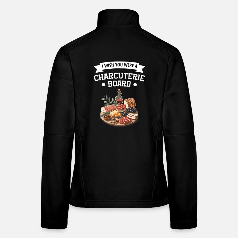 Charcuterie Board Fleisch Käse Liebhaber Essen Frauen Softshelljacke