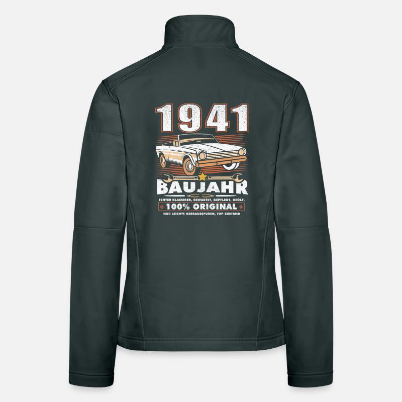 Oldtimer Baujahr 1941 - Geburtstag - Geschenk Frauen Softshelljacke