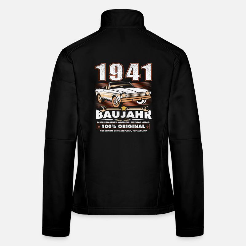 Oldtimer Baujahr 1941 - Geburtstag - Geschenk Frauen Softshelljacke