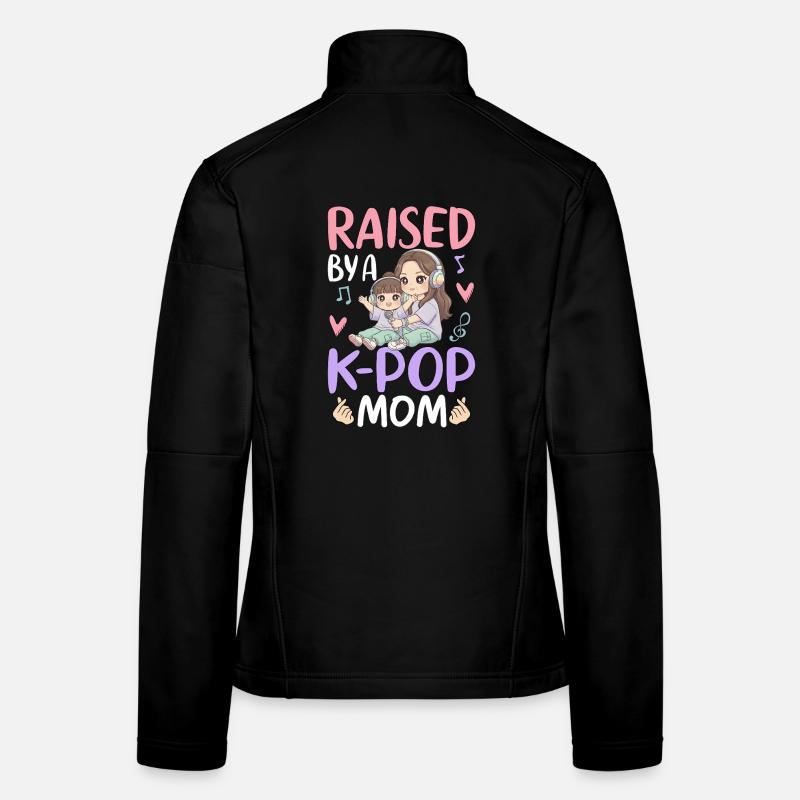 Élevée par une maman K-Pop Veste en tissu softshell Femme