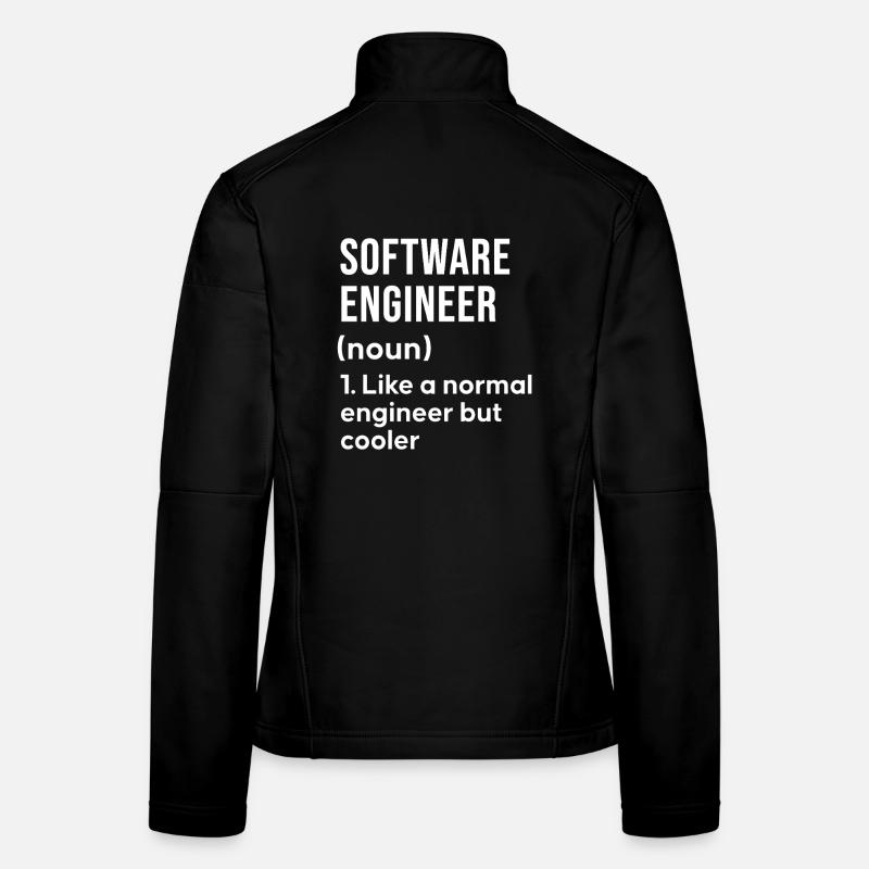 Software Engineer Spruch Shirt Frauen Softshelljacke