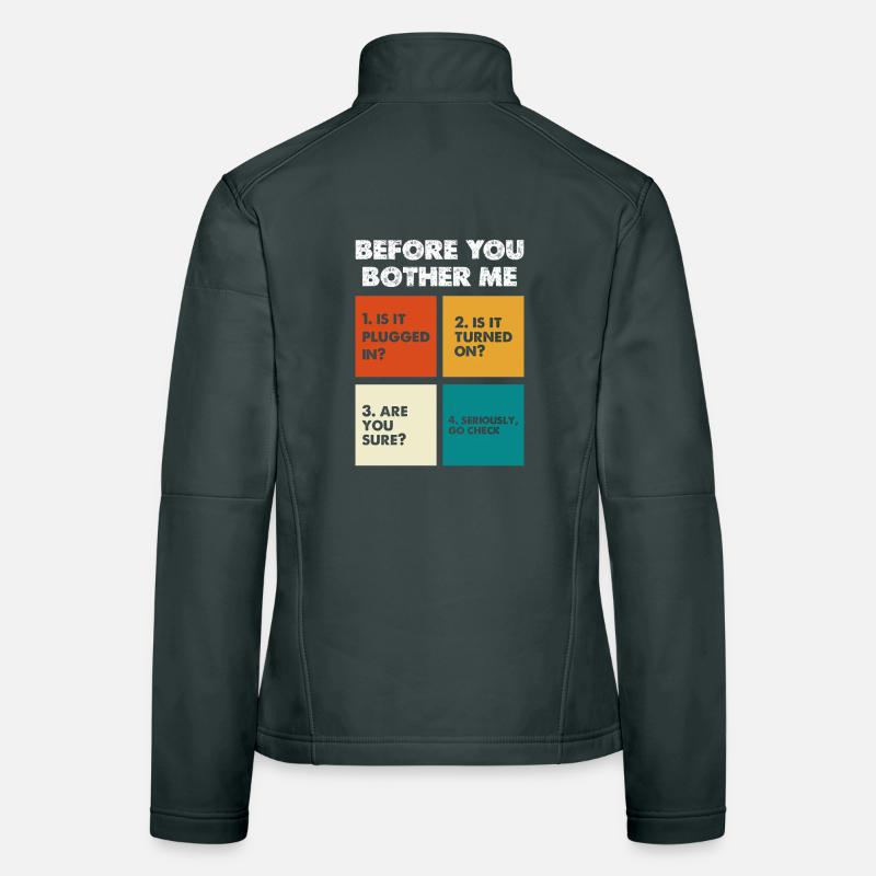 Bevor Du Mich Störst – Tech Check Frauen Softshelljacke
