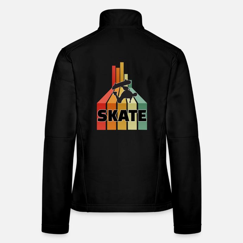 Skateboard Skate Veste en tissu softshell Femme