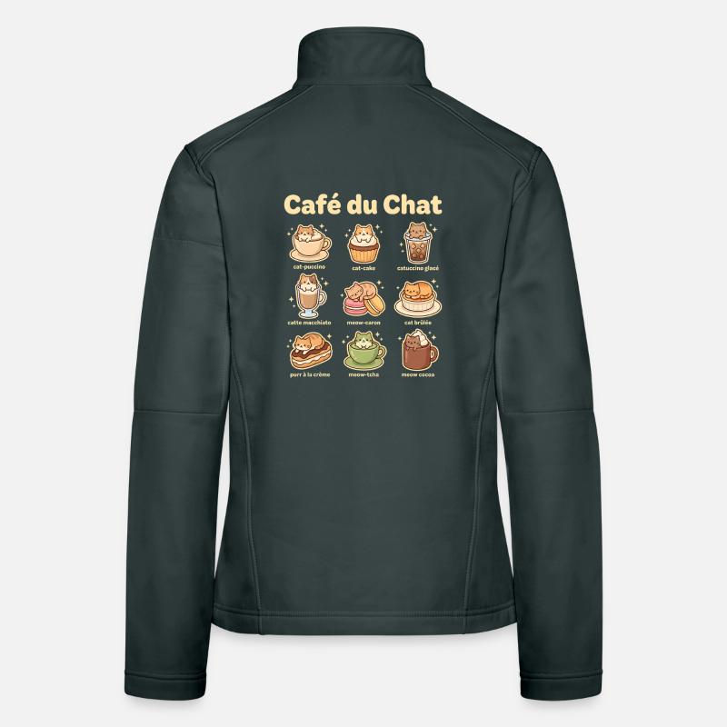 Café du Chat Cat Delight Women's Softshell Jacket