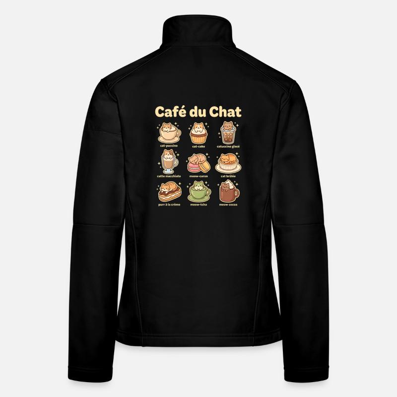 Café du Chat Cat Delight Women's Softshell Jacket
