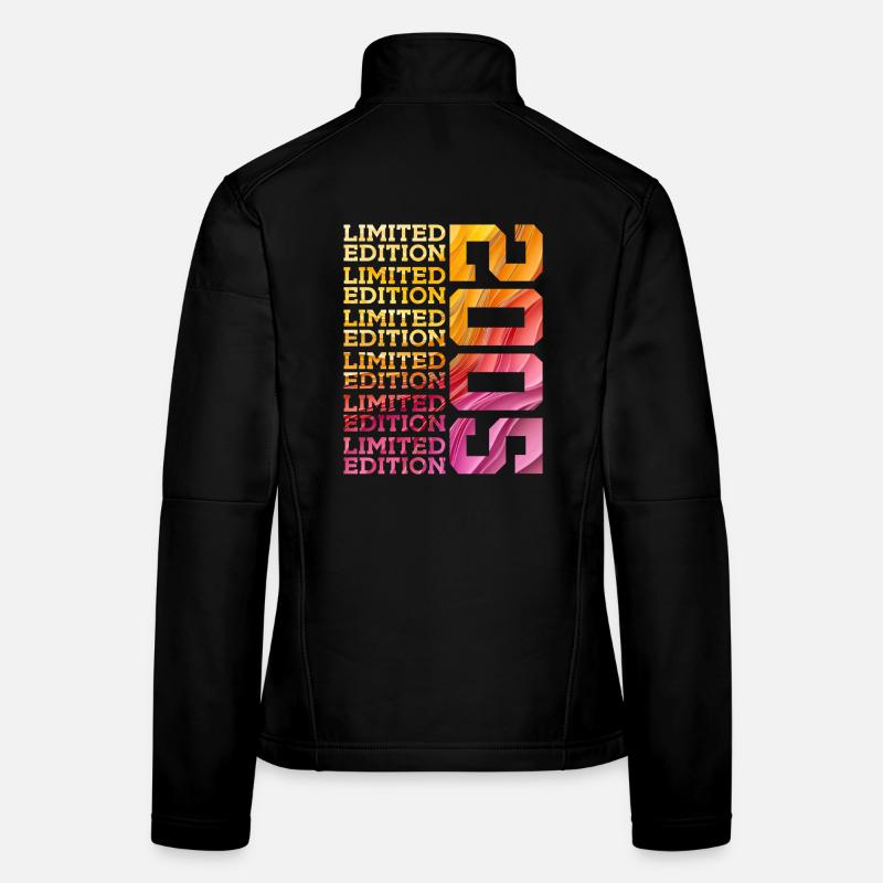 ÉDITION LIMITÉE 2005 21 ANS 21E ANNIVERSAIRE Veste en tissu softshell Femme