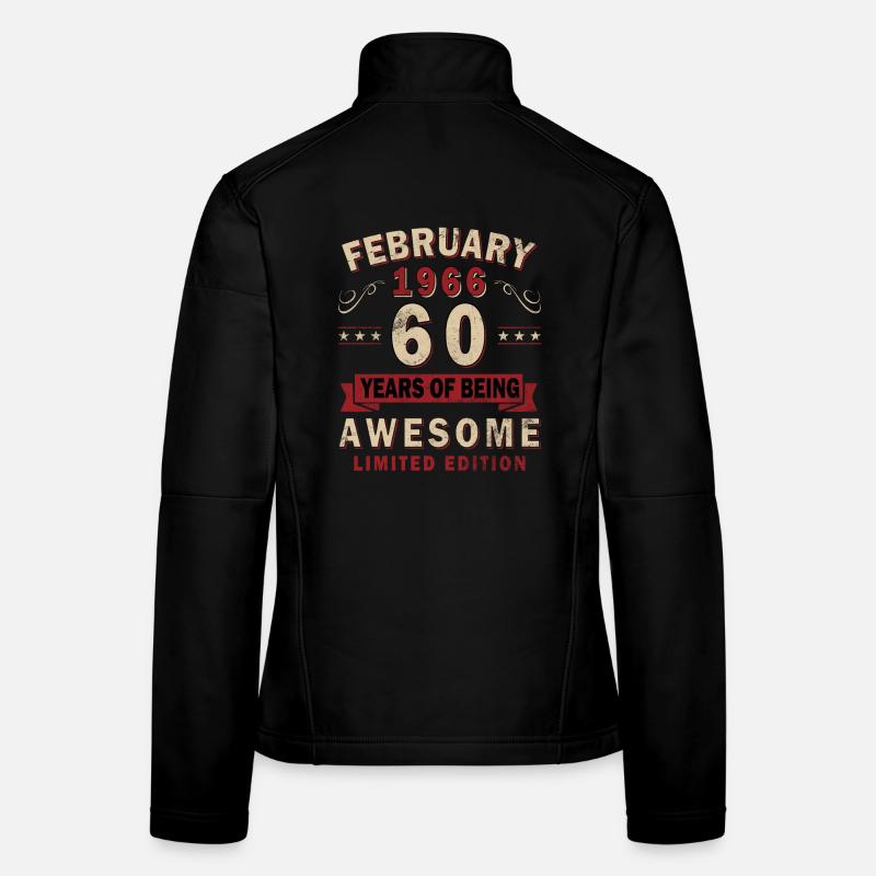 60e anniversaire – Année – février 1966 Veste en tissu softshell Femme