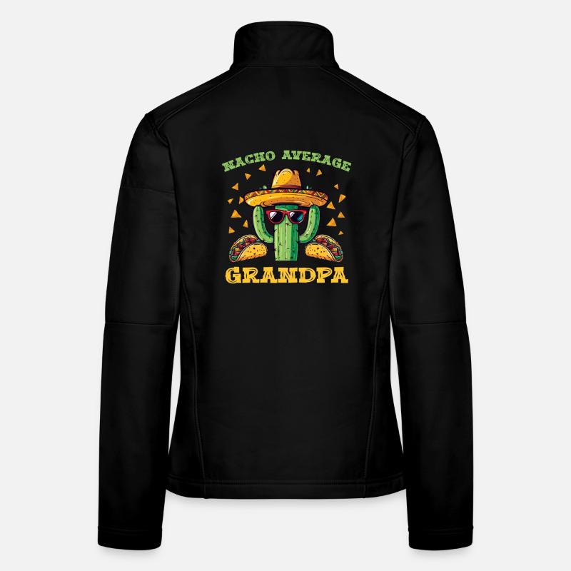 Cactus Macho Nonno Taco Sombrero Giacca softshell da donna