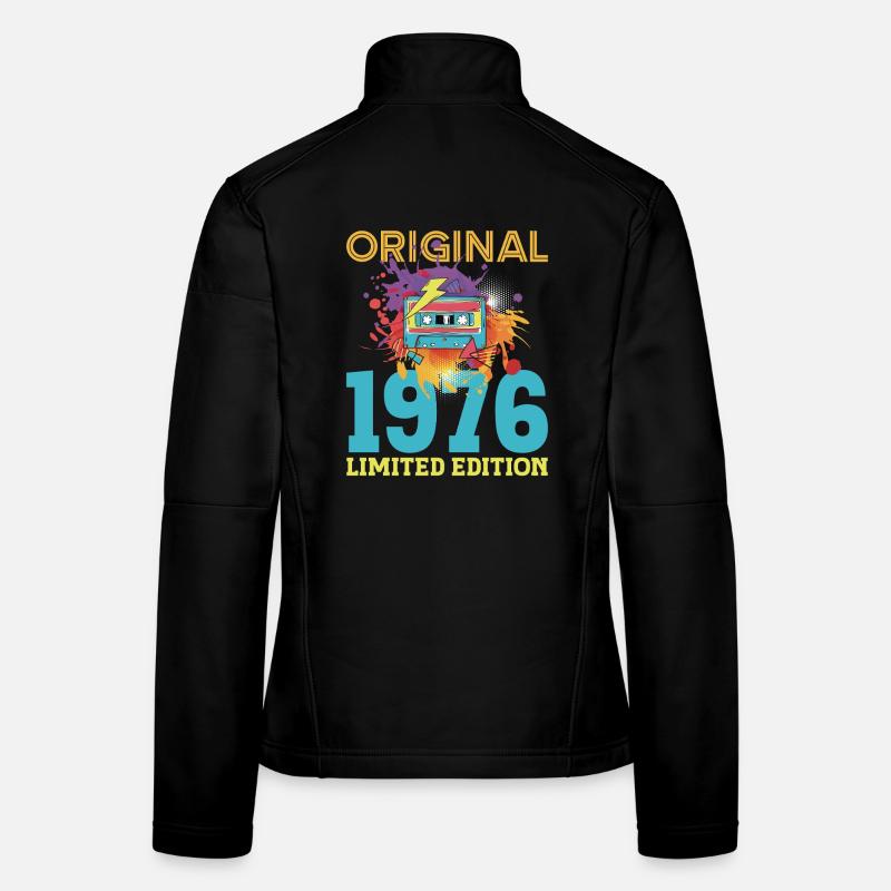 50-jähriges Jubiläum 1976 Retro-Vintage-Kassette Frauen Softshelljacke