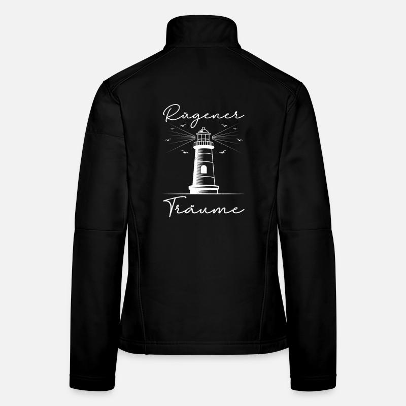 Phare de l’île de Rügen RÜGEN RÊVE Fun Veste en tissu softshell Femme