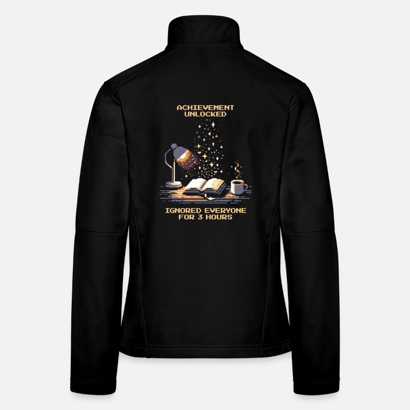 Erfolg freigeschaltet | Lesen Bücher Nerd Frauen Softshelljacke