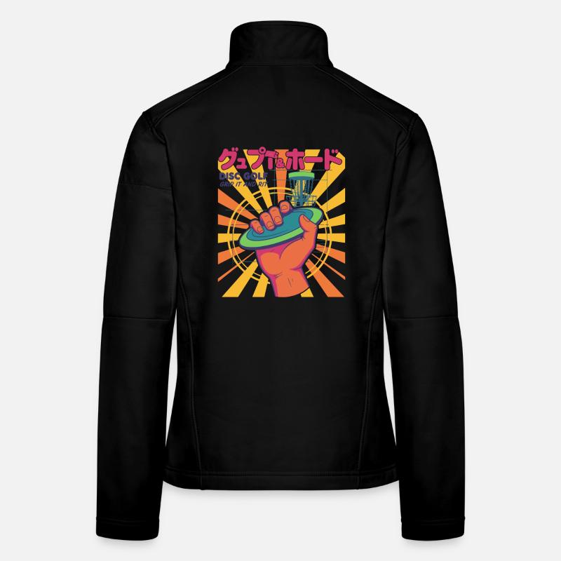 Disc Golf Pack It And Rip It Flying Disc Fun Frauen Softshelljacke