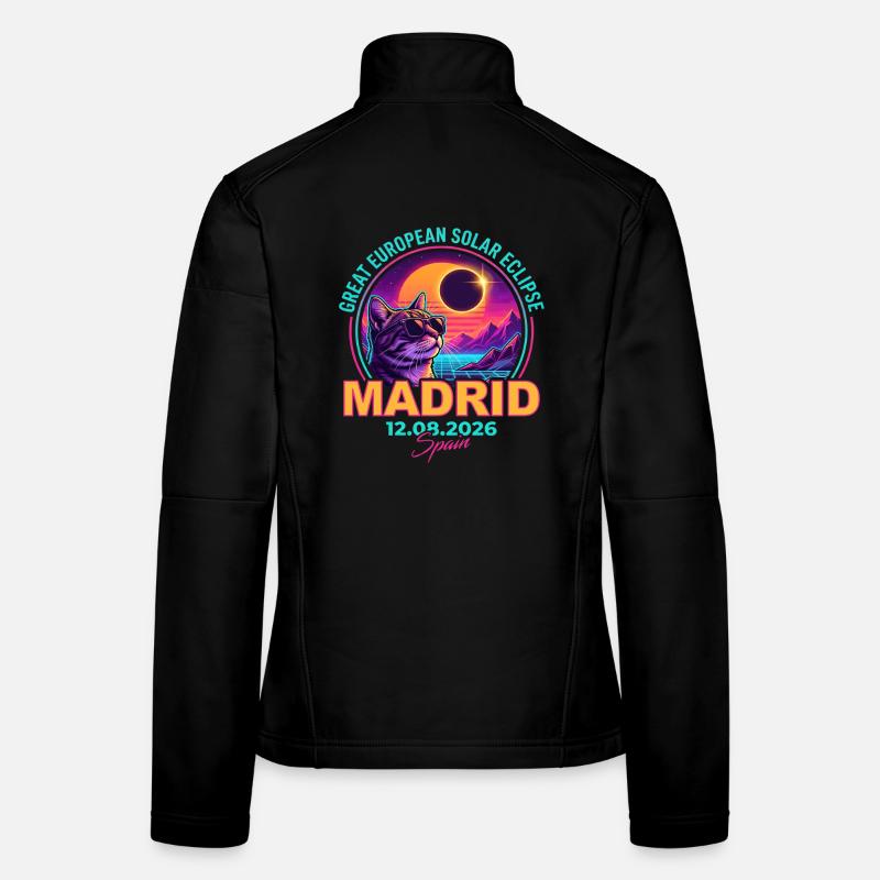 Éclipse de Solar Cat Madrid 2026 Veste en tissu softshell Femme