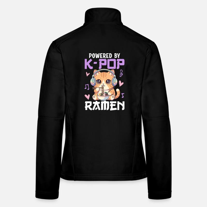 Powered By K-Pop Ramen Women's Softshell Jacket