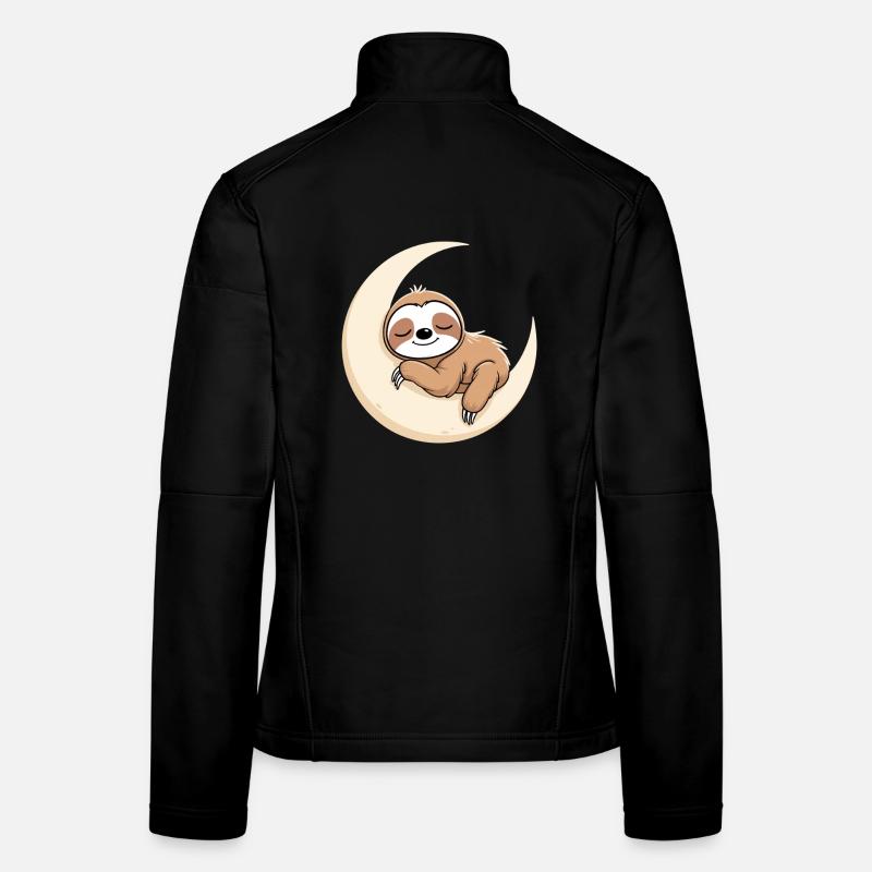 Mondschlaf Faultier Frauen Softshelljacke