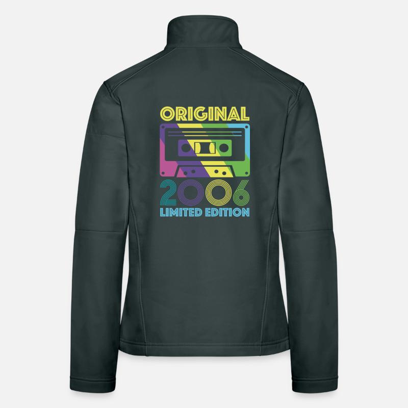 Original 2006 Cassette 20e Anniversaire 20 ans Tee Veste en tissu softshell Femme