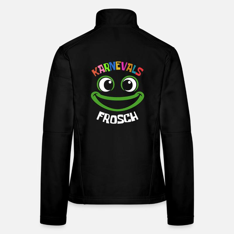 Carnival Frog | colorful carnival costume Women's Softshell Jacket