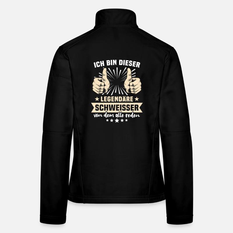 Schweisser Sprüche Frauen Softshelljacke