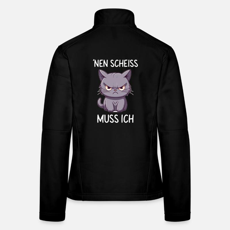 Nen Scheiss Muss Ich Frauen Softshelljacke