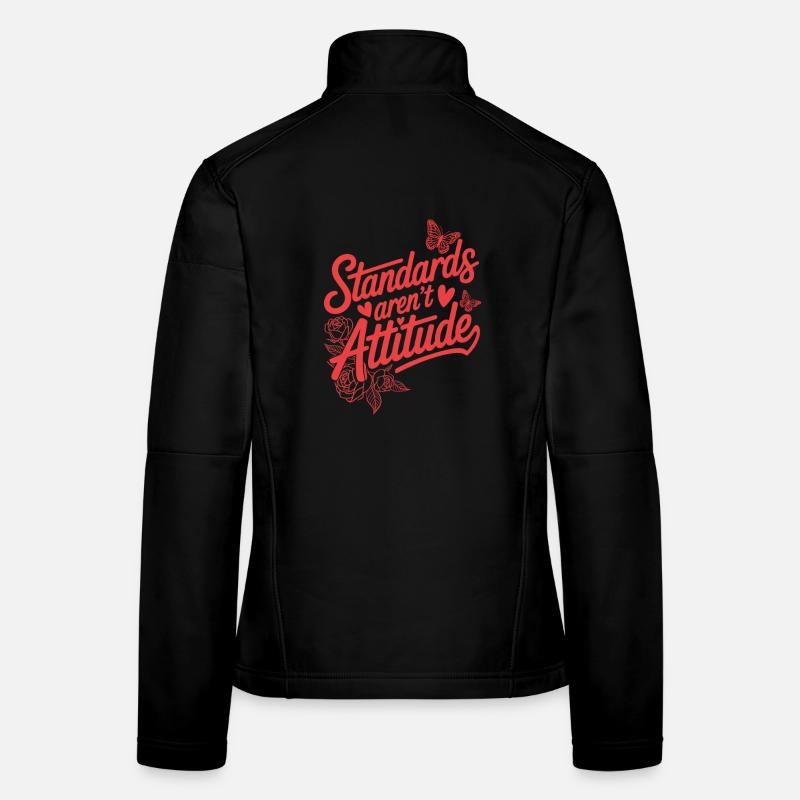 Frauentag Feminismus Standards Aren't Attitude Frauen Softshelljacke